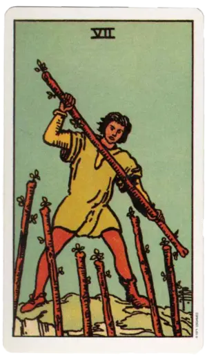 Seven of Wands
